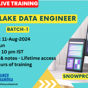 Snowflake Data Engineer - Weekend Training - B1